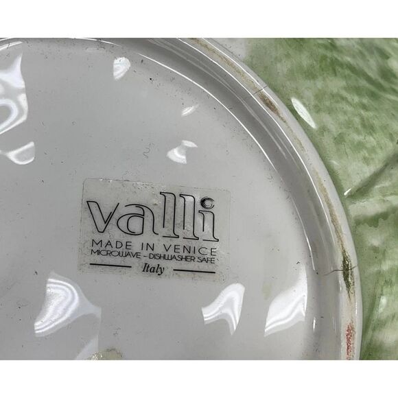 Vintage Valli Italy Cauliflower Serving Bowl 14” - Picture 6 of 7